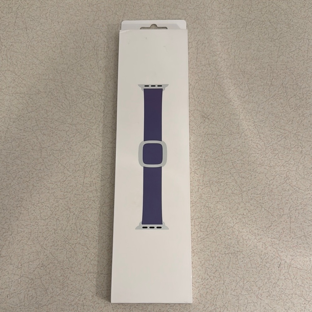 Apple Leather Wisteria Modern Buckle Watch Band 41MM Small New open box